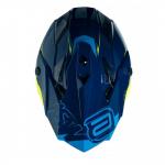 Capacete ASW Fusion Sharp Azul/Amarelo Fluor