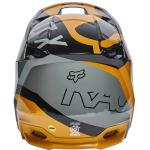 Capacete Fox V1 Skew Preto/Dourado