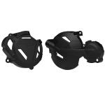 Protetor de Tampas do Motor Anker CRF250F/XR300 Preto