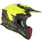 Capacete Just1 J18 Cinza/Verde Fluor