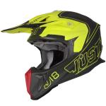 Capacete Just1 J18 Cinza/Verde Fluor