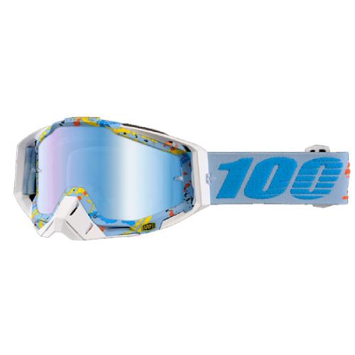 Óculos 100% Racecraft Hyperloop Branco/Azul