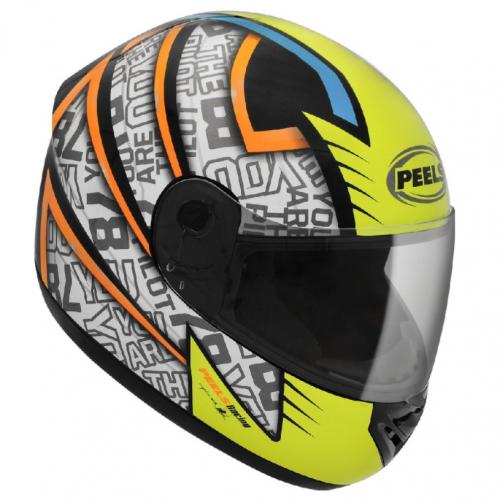 Capacete Peels Spike You 78 Preto / Amarelo