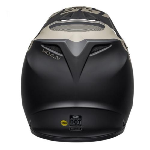 Capacete Bell MX-9 Mips Strike Bege Fosco/Preto