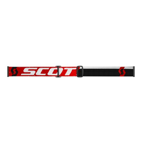 Óculos Scott Hustle Red/Black/White Clear Works