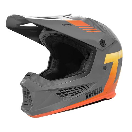 Capacete Thor Sector 2 Carve Orange/Charcoal 