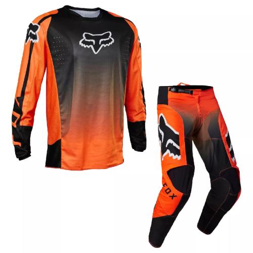 Kit Calça + Camisa Fox 180 Leed Laranja