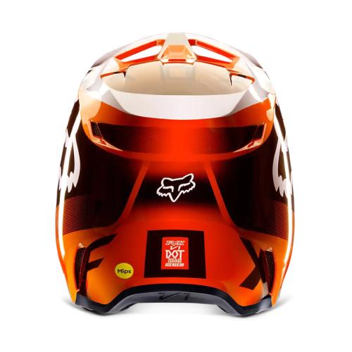 Capacete Fox V1 Leed Laranja