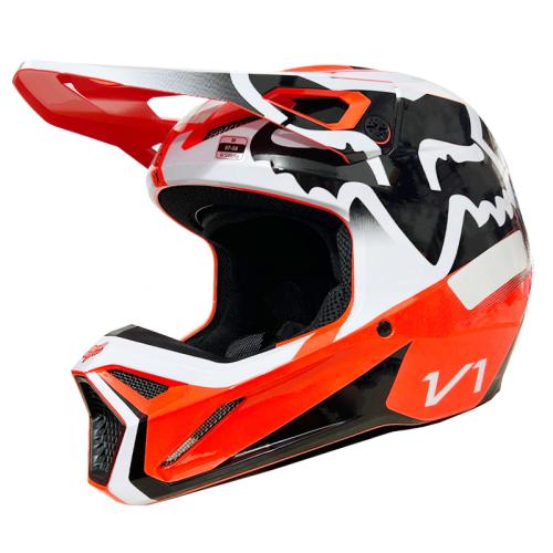 Capacete Fox V1 Leed Laranja