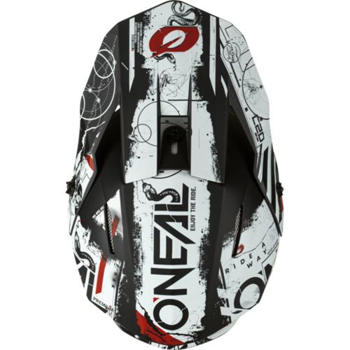 Capacete Oneal 3Series Scarz Black/White/Red