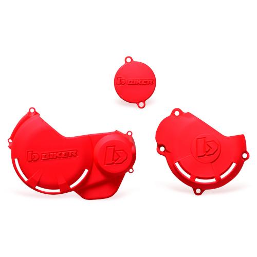 Protetor de Tampas do Motor Biker CRF230F Vermelho