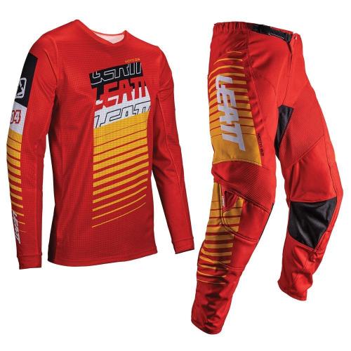 Kit Calça + Camisa Leatt 3.5 Ride Vermelho