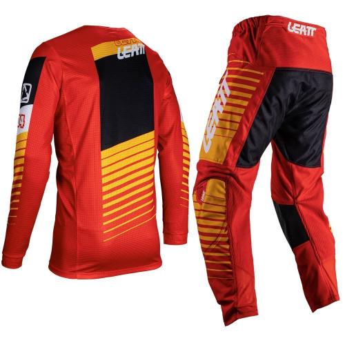 Kit Calça + Camisa Leatt 3.5 Ride Vermelho