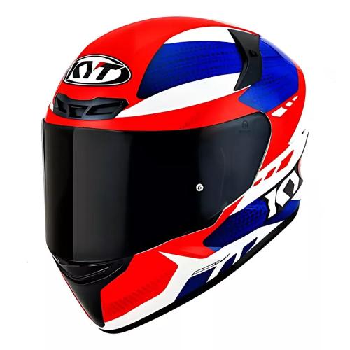 Capacete Kyt TT- Course Gear Blue/Red