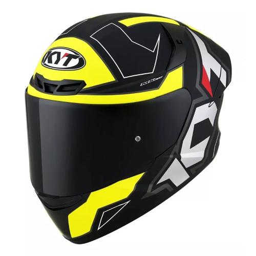 Capacete Kyt TT- Course Electron Black/Yellow