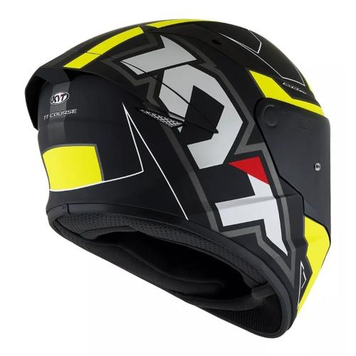 Capacete Kyt TT- Course Electron Black/Yellow