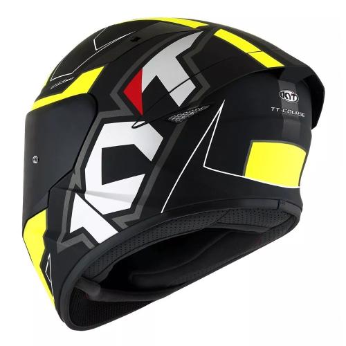 Capacete Kyt TT- Course Electron Black/Yellow