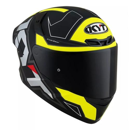 Capacete Kyt TT- Course Electron Black/Yellow