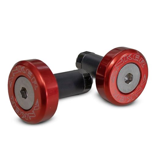 Acabamento de Guidao Anker Aluminio Vermelho Anodizado 