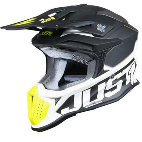 Capacete Just1 J18 Preto/Amarelo Fluor